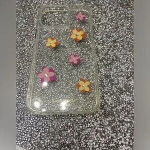 Floral Clear Phone Case